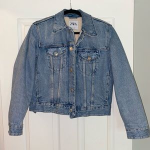 Zara Sherpa lined Jean jacket